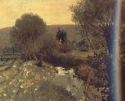 Hans Sandreuter Autumn in the Leime Valley (nn02) oil painting reproduction